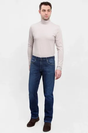 Утеплённые мужские джинсы 208028 размер 38/32 F5-263010-Н