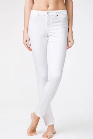 Белые зауженные джинсы 44 размера Conte-111511-Н