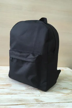 Чёрный облегчённый рюкзак Praid из оксфорда, черный Chica-172-111-000