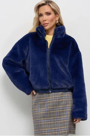 Укороченная меховая куртка J-362-18