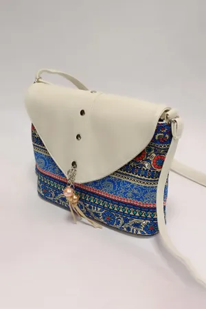 Красивая летняя сумка Carino беж-этно Chica-092-086-026