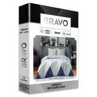Комплект постельного белья Фреш 141889 Текстиль-КПБ 1.5 BRAVO Collection нав.70*70 м.101 Фреш