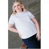 Лаконичная женская футболка JБ-НБ453-44 Лаконичная женская футболка JБ-НБ453-44