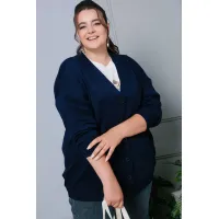 Однотонный женский кардиган JБ-НБ661-1