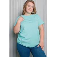 Женская футболка в мятном цвете JБ-НБ453-93