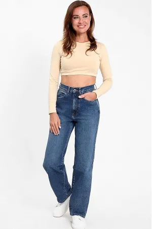 Модные женские джинсы 123534 на размер 46 и 46-48 F5-785307-Н
