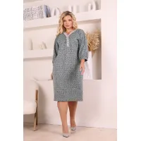 Трикотажное платье с карманами W-П4-5316/1