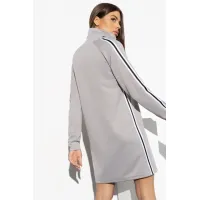 Серое трикотажное платье CH-Вопреки стандартам (нью)