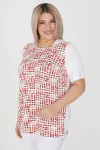 Повседневная женская футболка Люкс-1194 розовый