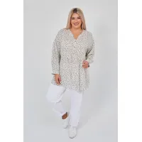 Оригинальная женская туника Люкс-1143 молочный-ПН