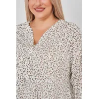 Оригинальная женская туника Люкс-1143 молочный-ПН