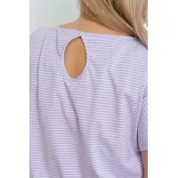 Удобная женская футболка Люкс-1323 сиреневый