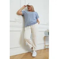 Практичная женская футболка Люкс-1323 синий