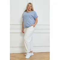 Практичная женская футболка Люкс-1323 синий