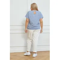 Практичная женская футболка Люкс-1323 синий