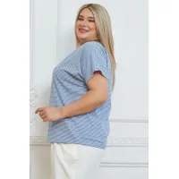 Практичная женская футболка Люкс-1323 синий