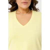 Жёлтая трикотажная футболка Люкс-1047 желтый