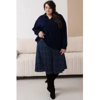 Женский джемпер черного цвета JБ-НБ687-8